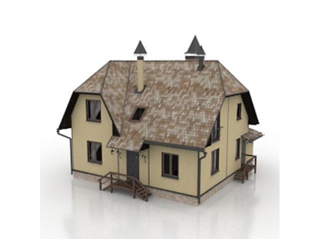 Free House N365 3D model For Architecture 3Ds Max Model Download